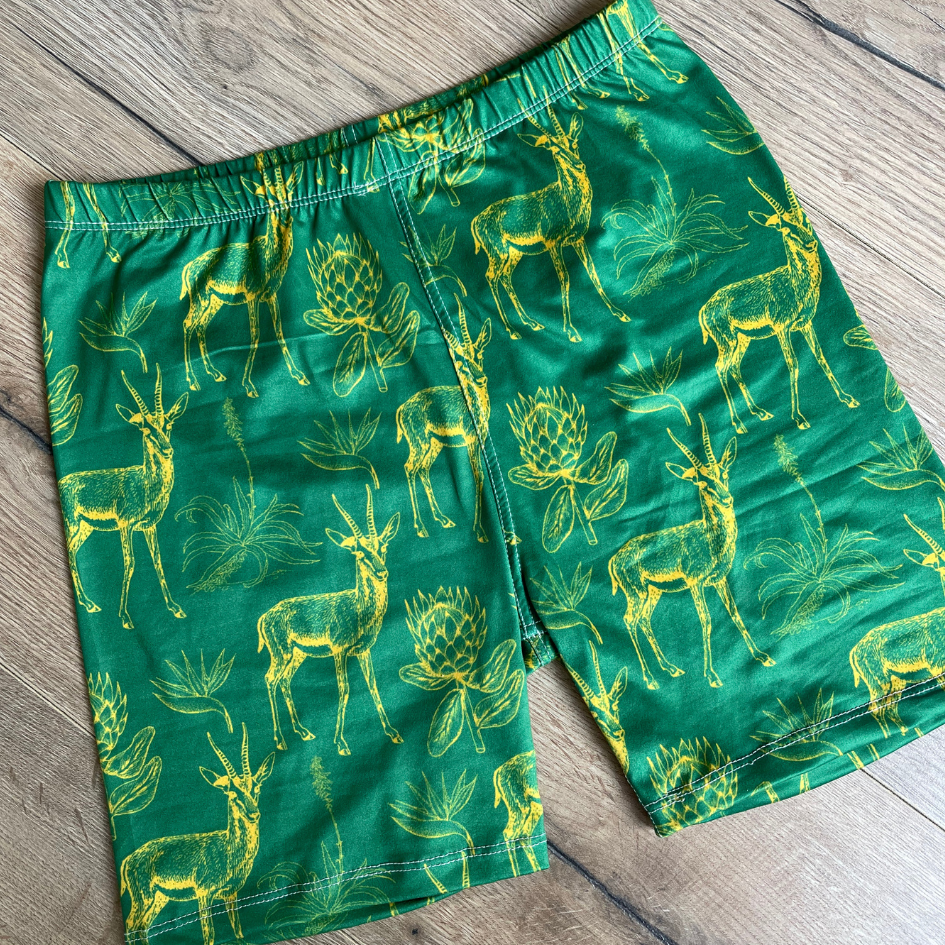 Green and Gold - Springbok Shorts