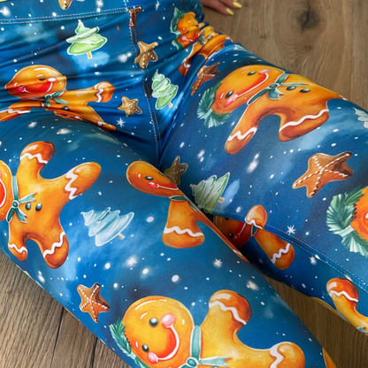 Blue Gingerbread Ladies and Poppets