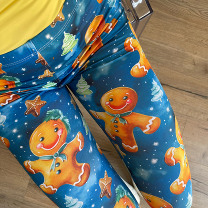 Blue Gingerbread Ladies and Poppets